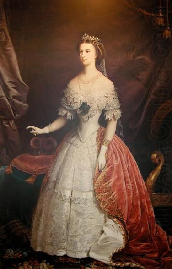 Portrait of Empress Elisabeth of Austria-Hungary, unknow artist